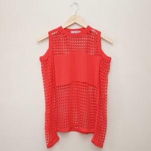 Asos cold shoulder long sleeve top